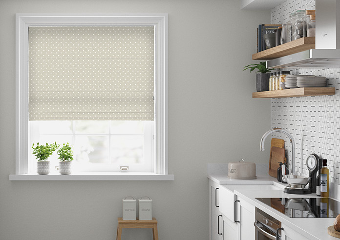 Full Stop, Oatmeal - Roman Blind - Image 3